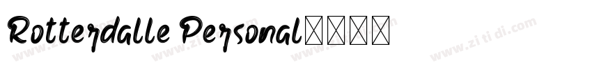 Rotterdalle Personal字体转换